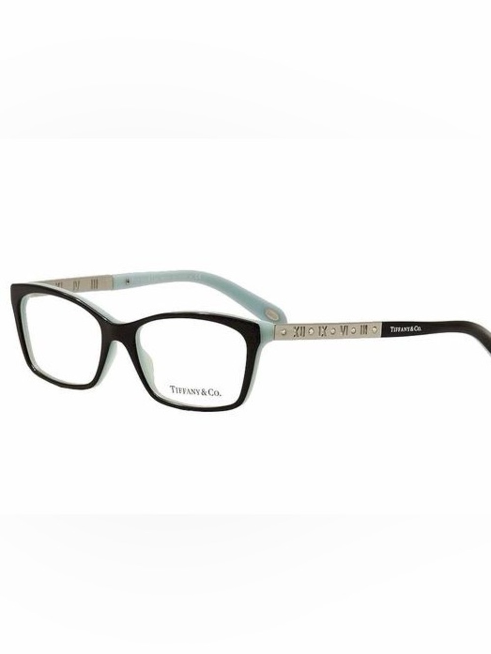 TIFFANY & CO Reading Glass Frames 2103B 8055 Black On Tiffany Blue